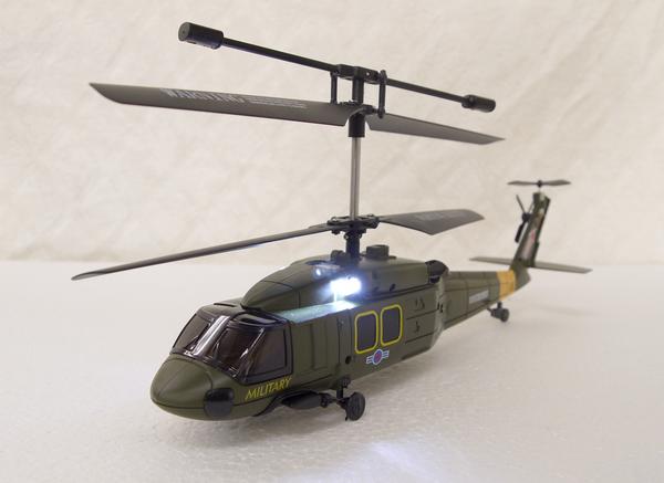 3.5CHジャイロ搭載34cmヘリラジコン[UH-60 BlackHawk]-ラジコン(ヘリ 